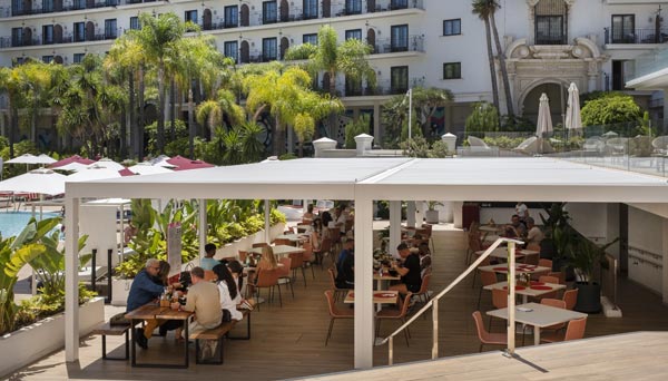 Hot�is e turismo: o seu espa�o exterior pode render mais. Durante mais dias do ano